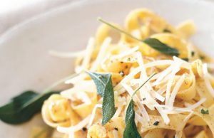 Fettuccine with Brown Butter and Sage Fettuccine with Brown Butter and Sage