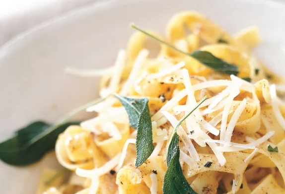 Fettuccine with Brown Butter and Sage