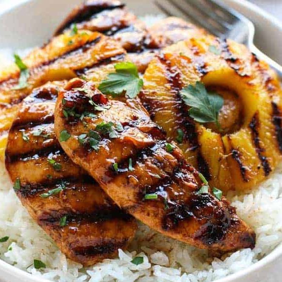 Hawaiian Chicken with Coconut Rice 2