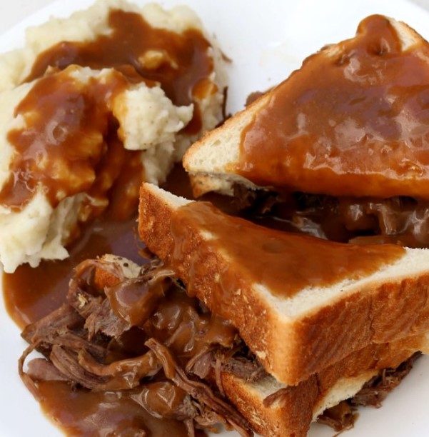 Instant Pot Hot Beef Sandwich And Mashed Potatoes