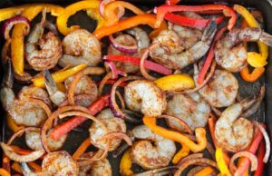 Sheet Pan Shrimp Fajitas Sheet Pan Shrimp Fajitas2