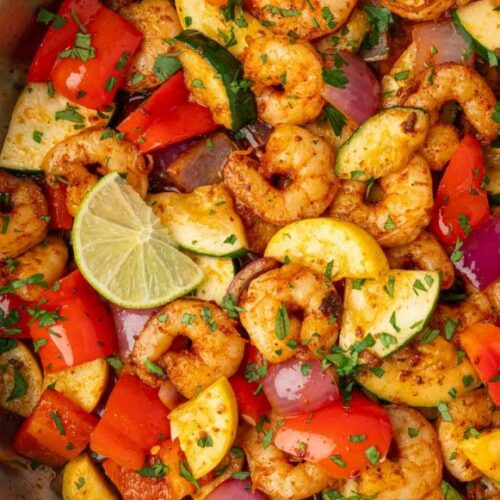 Shrimp and Veggie Skillet