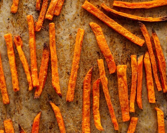 Crispy Baked Sweet Potato Fries Crispy Baked Sweet Potato Fries