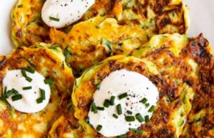 Easy Zucchini Fritters Easy Zucchini Fritters