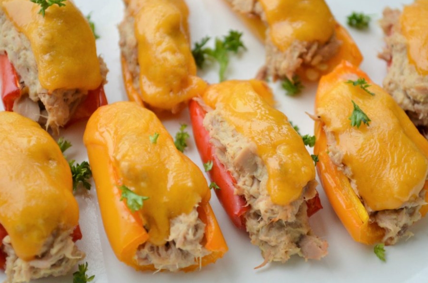 Keto Tuna Melt Poppers