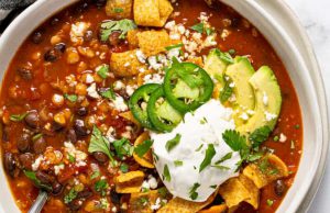 Vegan Black Bean & Lentil Chili