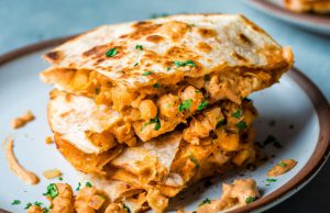 Vegan Buffalo Chickpea Quesadillas Vegan Buffalo Chickpea Quesadillas2