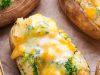 Broccoli and Cheddar Twice-Baked Potatoes Broccoli and Cheddar Twice-Baked Potatoes