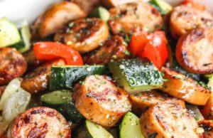 Skillet Sausage and Zucchini Skillet Sausage and Zucchini