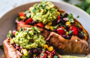 Black Bean Stuffed Sweet Potatoes Black Bean Stuffed Sweet Potatoes