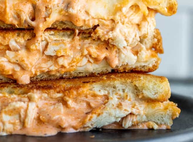 Buffalo Chicken Grilled Cheese Recipe