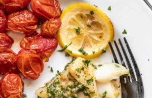 Garlic Butter Baked Cod Garlic Butter Baked Cod