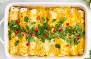 Green Chile Chicken Enchiladas Green Chile Chicken Enchiladas
