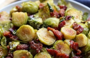 Honey Roasted Brussel Sprouts with Bacon Honey Roasted Brussel Sprouts with Bacon