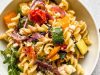 Veggie Pasta with Baked Feta Veggie Pasta with Baked Feta