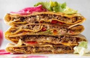 Cheeseburger Crunch Wrap Cheeseburger Crunch Wrap
