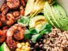 Blackened Shrimp Avocado Burrito Bowls Blackened Shrimp Avocado Burrito Bowls