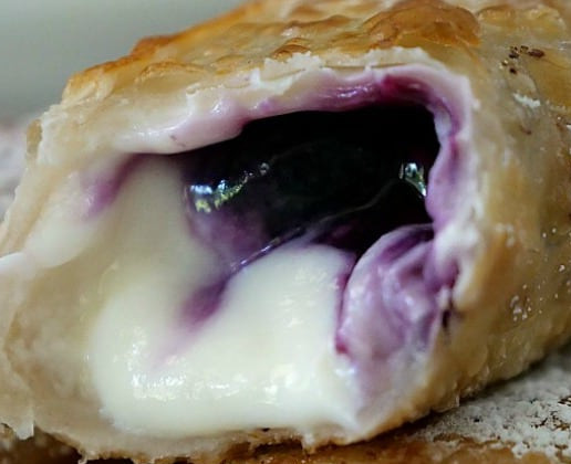 Blueberry Cream Cheese Egg Rolls