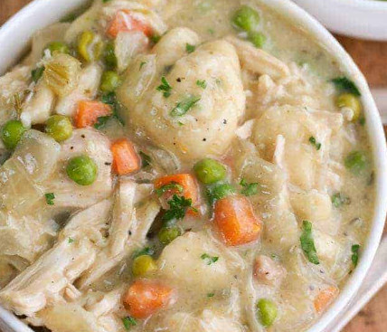 Homemade Chicken Dumpling Soup Crock Pot