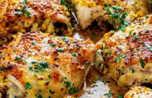 Oven Baked Chicken Thighs Oven Baked Chicken Thighs