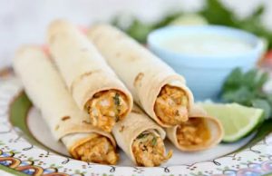Baked Creamy Chicken Taquitos baked creamy chicken taquitos