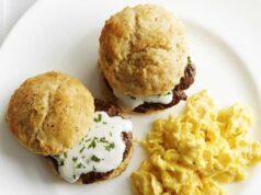 Biscuits and Gravy with Scrambled Eggs Biscuits and Gravy with Scrambled Eggs