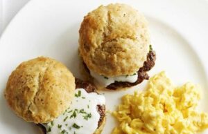 Biscuits and Gravy with Scrambled Eggs Biscuits and Gravy with Scrambled Eggs