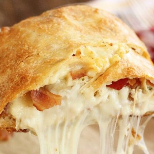 Chicken Bacon Ranch Stromboli