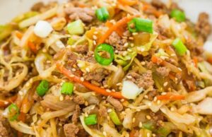 Chicken Egg Roll Bowls Chicken Egg Roll Bowls