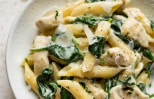 Creamy Chicken Spinach Pasta Creamy Chicken Spinach Pasta