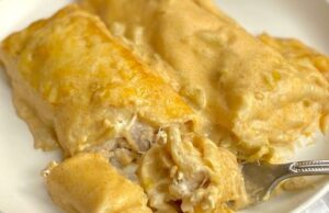 Creamy White Chicken Enchiladas Creamy White Chicken Enchiladas
