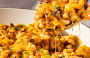 Easy Cheeseburger Casserole Easy Cheeseburger Casserole
