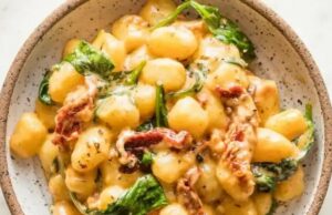 Creamy Tuscan Gnocchi