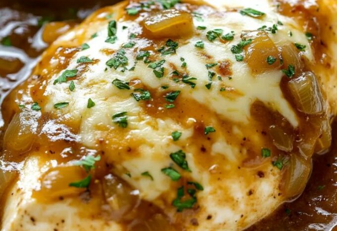 French Onion Chicken Bake