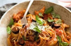 Sicilian Chicken Spaghetti Sicilian Chicken Spaghetti