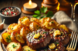 Garlic Butter Steak Bites with Potatoes Garlic Butter Steak Bites with Potatoes