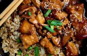 Slow Cooker Honey Garlic Chicken and Rice Slow Cooker Honey Garlic Chicken and Rice