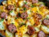 Cheesy Ranch Potatoes and Smoked Sausage