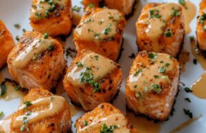 Crispy Bang Bang Salmon Bites