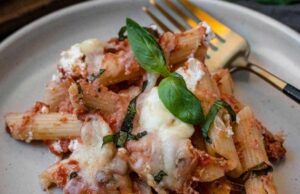 Baked Ziti With Ricotta