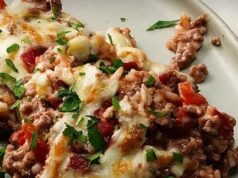 Cheesy Hamburger Rice Casserole