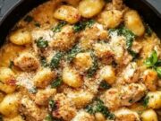 Garlic Chicken Gnocchi Skillet