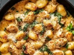 Garlic Chicken Gnocchi Skillet