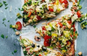 Chopped Salad Pizza