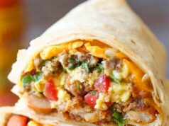 Freezer Breakfast Burritos