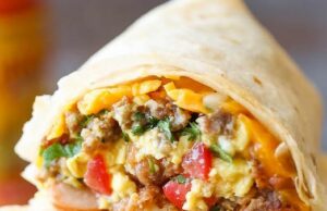 Freezer Breakfast Burritos