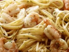 Shrimp Scampi with Linguini