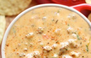 Beef Queso Dip