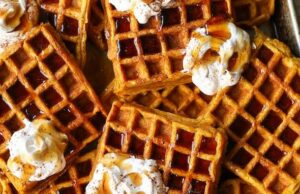 Pumpkin Spice Waffles