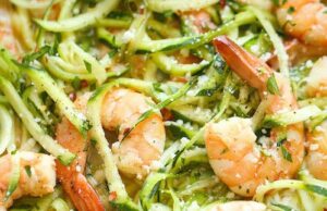 Zucchini Shrimp Scampi